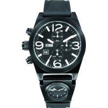 Storm Mens Terrain Limited Edition Stainless Watch - Black Rubber
