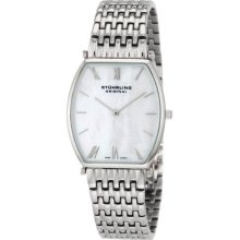 Stuhrling 510 12117 Meydan Swiss Quartz White Mop Dial Ss Bracelet Womens Watch