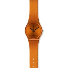 Swatch Deep Orange Ladies Watch GO111 ...