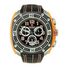 Swiss Military Flames Leather Chronograph Men's Watch 06-4F1-04-079