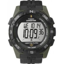 T49852 Mens Digital Sport Black Resin Strap Digital Watch (new)