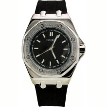 Techno Com Men's Black Stainless Steel Watch (Techno Black Stainless Steel Watch)