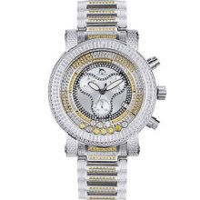 Techno Master Luxury Edition Mens Floating Diamond Watch 7.50ct 3 Light Subdials