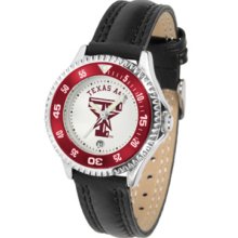 Texas A & M Aggies Competitor Ladies Watch with Leather Band