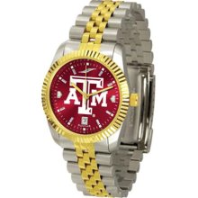 Texas A&M Aggies TAMU Mens 23Kt Executive Watch