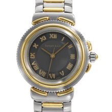 TIFFANY & CO. Stainless Steel With Gold Inlay Watch