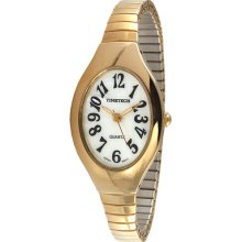 Timetech Women's Gold-tone Expansion Watch
