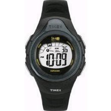 Timex Men's T5K242 Black Resin Quartz Watch with Digital Dial