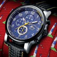 Tommy Bahama Tarpon Chronograph - Blue w/Yellow Accents