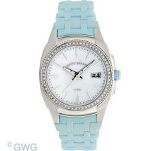 Tommy Bahama Womens Relax Reef Diver Analog Stainless Watch - Blue Bracelet - White Dial - RLX4014