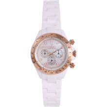 Toywatch Plasteramic Watch Rose Gold Chronograph Pclc01whpg