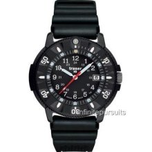 Traser H3 P6508 Code Blue Pro Tritium Swiss Tactical Watch Rubber Strap