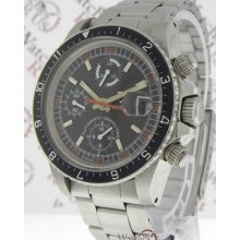 Tudor Vintage Chronograph 94210 Monte Carlo Dial Stainless Steel Black Dial