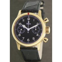 Tutima Factory Refurbished wrist watches: Flieger 1941 18kt Yellow Gol