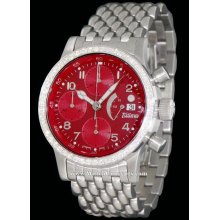 Tutima Flieger wrist watches: Power Reserve Red W/Diamonds 780-82rd