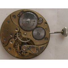 Union Horlogere Xfine Pocket Watch Movement 43 Mm. Balance Ok. To Restore