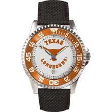 University of Texas Longhorns Men's Leather Sports Watch