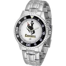 University of Wyoming Cowboys Men's Stainless Steel Watch