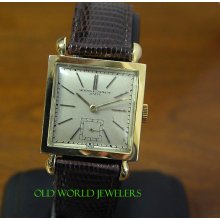 Vacheron Constantin 18k square manual wind