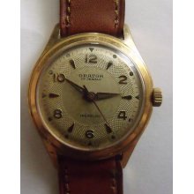 Veri Rare-orator-gold Plated-swiss Wach