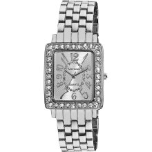 Vernier Women's Dazzling Rectangular Case Easy Read Bracelet Watch