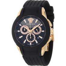 Versace Men's Character Rose Gold Ion-plated Stainless Steel Chronograph Watch