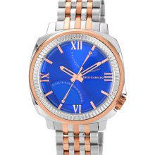 Vince Camuto Flyback Dial Bracelet Watch, 43mm Rose Gold/ Silver