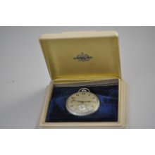 Vintage 12 Size Hamilton 23 J Pocket Watch Grade 922 With Box Running