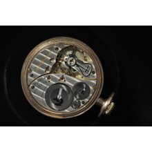 Vintage 16 Size Elgin 21 J B.W Raymond Pocket Watch Keeping Time