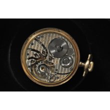 Vintage 16 Size South Bend Pocket Watch Grade 217 Keeping Time
