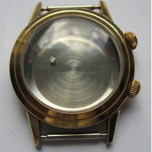 Vintage 1960's 10ky Heavy Rgp & Stainless Steel Wrist Alarm Case Complete