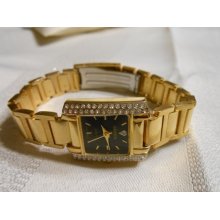 Vintage 1960's Gruen Gold and Diamond Watch in Working Condition