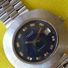 Vintage 1975 Freco Automatic Stainless Steel Men S Watch