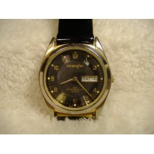 Vintage 1980s Wrangler Day/Date Quartz Watch.