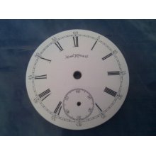 Vintage Acme Co Porcelain Pocket Watch Dial Size 18s 44.90mm Montgomery D106j20