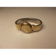Vintage Bulova Self Winding Men's Wristwatch Watch W/gold Color Kreisler Band