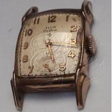 Vintage Elgin De Luxe Mens Watch Fancy Mechanical