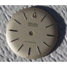 Vintage Gruen Autowind 580ss Dial Gw Logo At Top