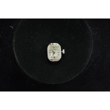 Vintage Ladies Illinois Wristwatch Movement Running