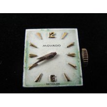 Vintage Ladies Movado Wristwatch Movement Caliber 6885