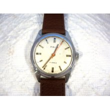 Vintage mechanical Prim mens watch from Czech-slovakia