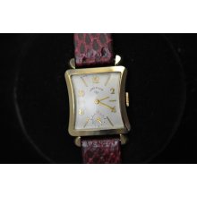 Vintage Mens 21 J Lord Elgin Wristwatch Caliber 670 Keeping Time