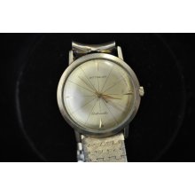 Vintage Mens Wittnauer Automatic Wristwatch Caliber 11 Tsa Revue Keeping Time