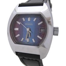 Vintage New old stock mechanical Ernest Borel 4052 stainless steel Swiss watch