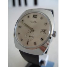 Vintage Newton St.steel Mens Swiss Watch 1960'