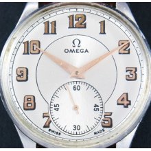 Vintage Omega Mens Classic Dress Swiss Watch Uhren Reloj Montre Orologio Ca 1940