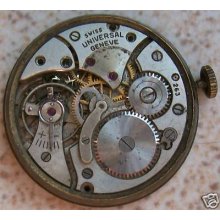 Vintage Universal Geneve Movement & Dial Caliber 263 To Restore
