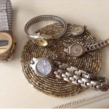 Vintage Watches Need Tlc 10 Kt Gold Rolled Five Watches For Parts Or Fix