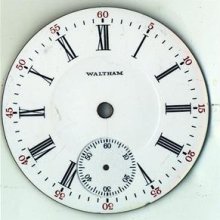Vintage Watchmaker's 44.86 Mm Waltham Pocket Watch Dial