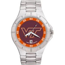 Virginia Tech Hokies Mens Stainless Pro II Watch